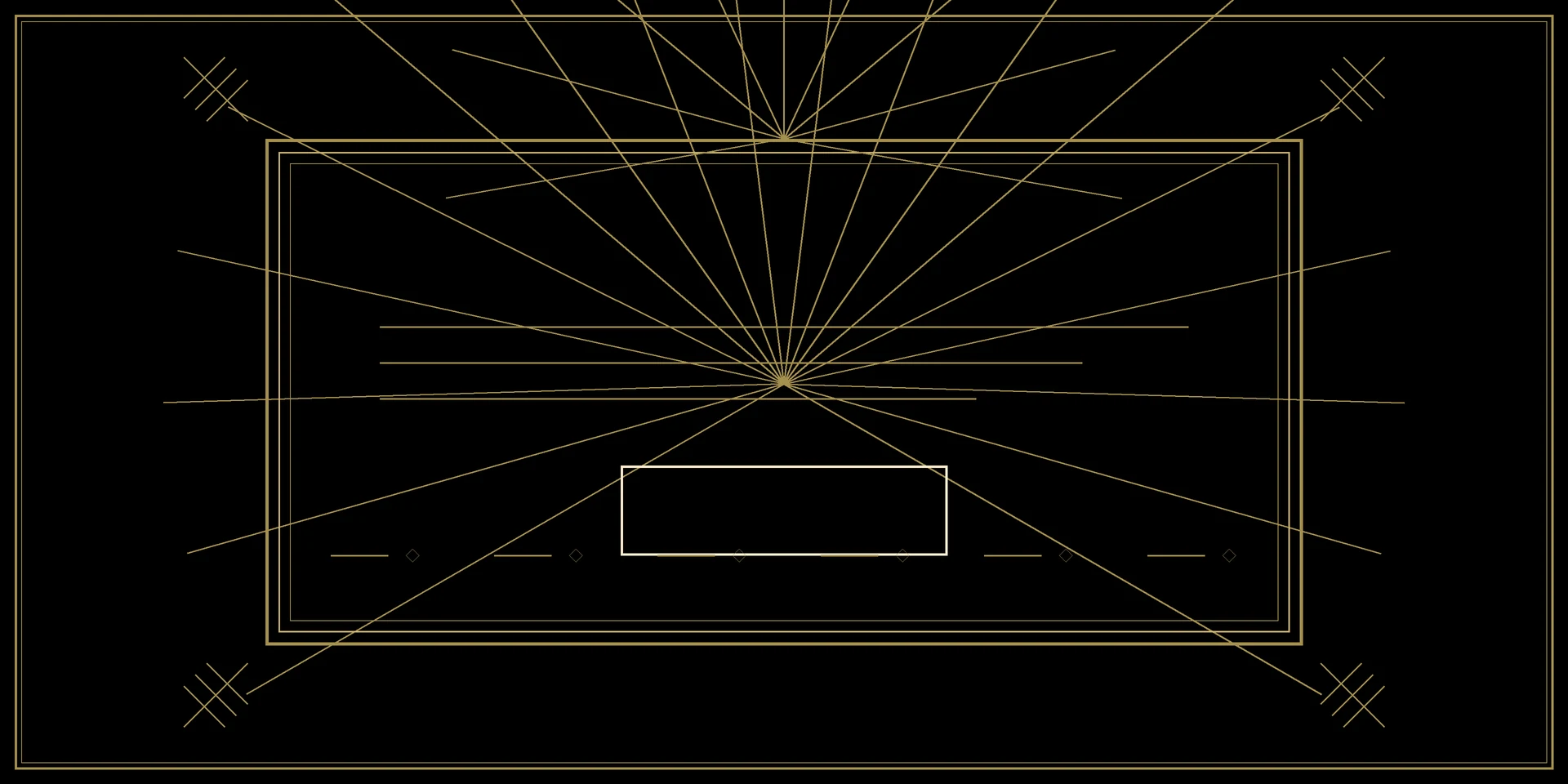 Decorative voucher card with a gold frame and blank lines